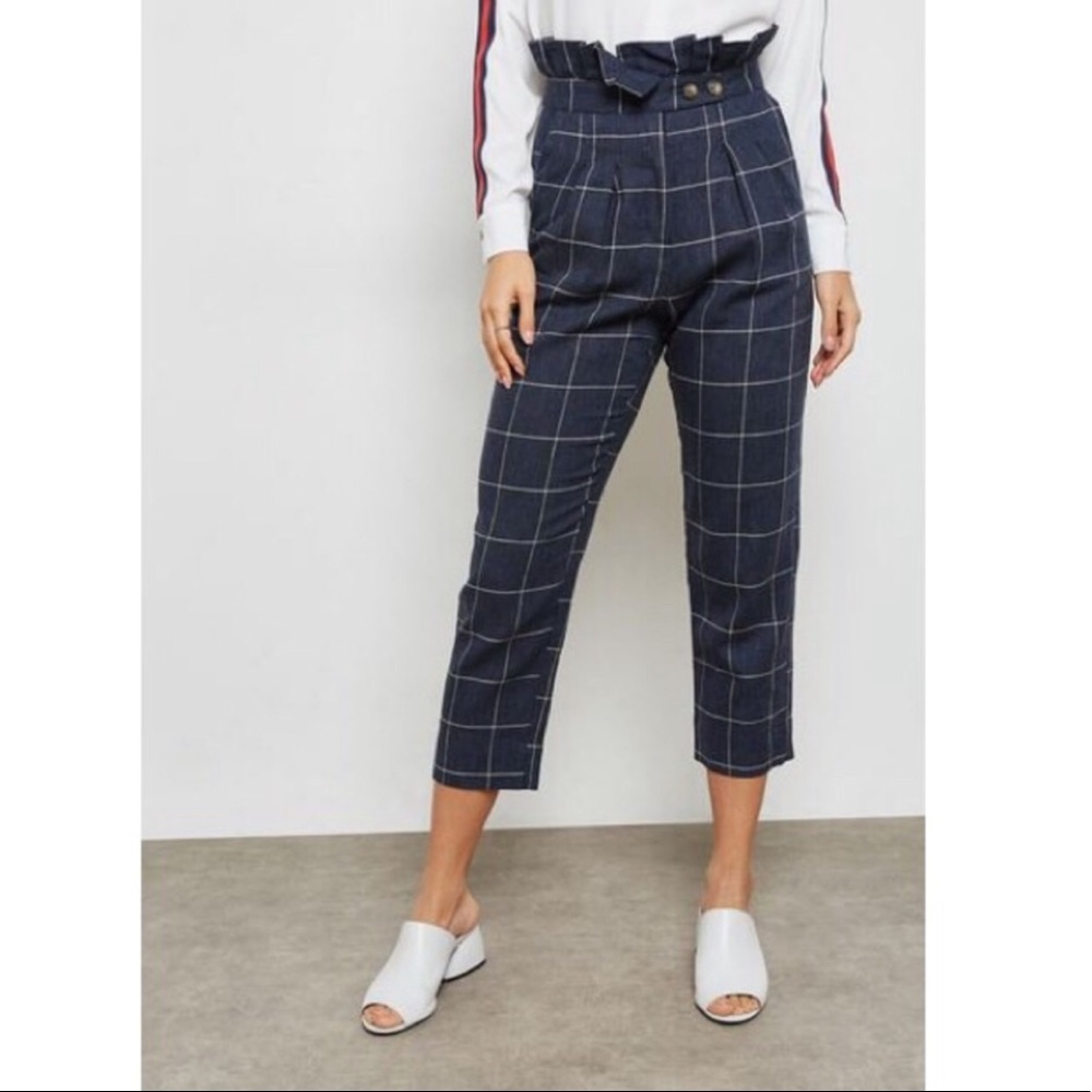 SOLD Topshop Super Highrise Paper Bag Trousers